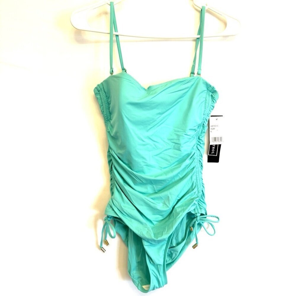 La Blanca Women’s Blue One Piece Swimsuit Size 6